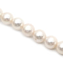 ノンブランド NON BRAND パール パールホワイト K18YG パール ネックレス 真珠 あこやパール フォーマル 一連 750 18K YG アコヤ真珠 43.5cm ラウンドシェイプ