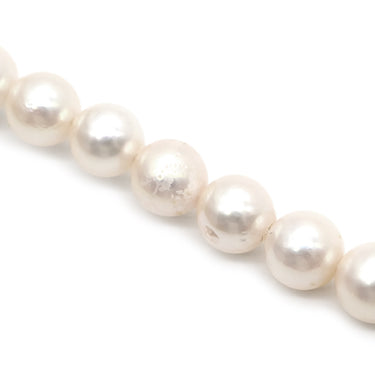ノンブランド NON BRAND パール パールホワイト K18YG パール ネックレス 真珠 あこやパール フォーマル 一連 750 18K YG アコヤ真珠 43.5cm ラウンドシェイプ