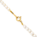 ノンブランド NON BRAND パール パールホワイト K18YG パール ネックレス 真珠 あこやパール フォーマル 一連 750 18K YG アコヤ真珠 43.5cm ラウンドシェイプ