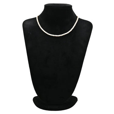 ノンブランド NON BRAND パール パールホワイト K18YG パール ネックレス 真珠 あこやパール フォーマル 一連 750 18K YG アコヤ真珠 43.5cm ラウンドシェイプ