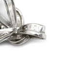 ノンブランド NON BRAND 黒蝶パール 15ｍｍ ダイヤモンド ホワイトゴールド Pt パール ペンダントトップ 真珠 シルバー プラチナ ネックレストップ オフラウンドシェイプ リボン