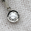 ノンブランド NON BRAND ダイヤ ペンダント プラチナシルバー Pt900 ダイヤモンド Pt850(チェーン) ネックレス 1P 1石 1粒