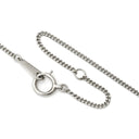 ノンブランド NON BRAND ダイヤ ペンダント プラチナシルバー Pt900 ダイヤモンド Pt850(チェーン) ネックレス 1P 1石 1粒