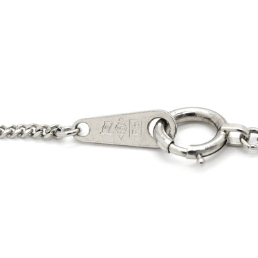 ノンブランド NON BRAND ダイヤ ペンダント プラチナシルバー Pt900 ダイヤモンド Pt850(チェーン) ネックレス 1P 1石 1粒