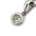 ノンブランド NON BRAND ダイヤ ペンダント プラチナシルバー Pt900 ダイヤモンド Pt850(チェーン) ネックレス 1P 1石 1粒