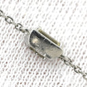 ノンブランド NON BRAND ダイヤ 0.10ct プラチナシルバー Pt900 ダイヤモンド Pt850(チェーン) ブレスレット 1P 1粒 1石 バゲットカット プラチナ チェーン