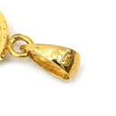 ノンブランド NON BRAND イエローゴールド K18YG ダイヤモンド ペンダントトップ ネックレストップ Au750 18K 18金 3粒 ダイヤモンド