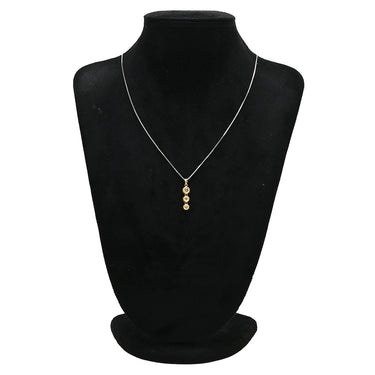 ノンブランド NON BRAND イエローゴールド K18YG ダイヤモンド ペンダントトップ ネックレストップ Au750 18K 18金 3粒 ダイヤモンド