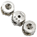 ノンブランド NON BRAND ホワイトゴールド K18WG ダイヤモンド ペンダントトップ Au750 18K 18金 3連 ドロップ ムービング スイング トリロジー