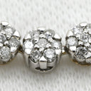 ノンブランド NON BRAND ホワイトゴールド K18WG ダイヤモンド ペンダントトップ Au750 18K 18金 3連 ドロップ ムービング スイング トリロジー