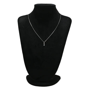 ノンブランド NON BRAND ダイヤモンド 3連 0.20ct プラチナシルバー Pt900 ダイヤモンド ペンダントトップ 3P 3石 ドロップ Pt900 ペンダントヘッド ネックレストップ チャーム