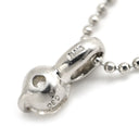 ノンブランド NON BRAND ダイヤ ペンダント プラチナシルバー Pt900 ダイヤモンド Pt850(チェーン) ネックレス プラチナム 1P 1石 1粒 ラウンド カットボールチェーン