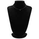 ノンブランド NON BRAND ダイヤ ペンダント プラチナシルバー Pt900 ダイヤモンド Pt850(チェーン) ネックレス プラチナム 1P 1石 1粒 ラウンド カットボールチェーン