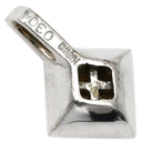 ノンブランド NON BRAND ダイヤモンド 0.30ct ホワイトゴールド K18WG ダイヤモンド ペンダントトップ 4石 4P プリンセスカット 四角 ペンダントヘッド ネックレストップ チャーム 18K 750WG