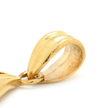 ノンブランド NON BRAND ルビー 0.50ct ダイヤモンド イエローゴールド K18YG ルビー ダイヤモンド ペンダントトップ リボン 赤 レッド ミックスカット チャーム ネックレストップ 18K 18金 750YG