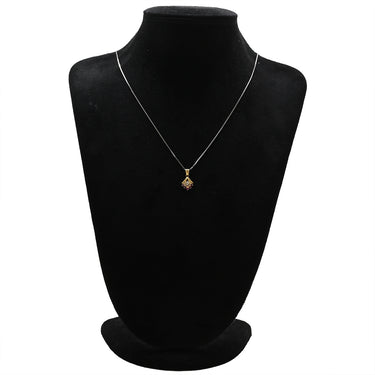 ノンブランド NON BRAND ルビー 0.50ct ダイヤモンド イエローゴールド K18YG ルビー ダイヤモンド ペンダントトップ リボン 赤 レッド ミックスカット チャーム ネックレストップ 18K 18金 750YG