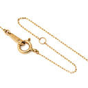 ノンブランド NON BRAND ガーネット U字ペンダント イエローゴールド K10 ガーネット ネックレス 10K ホースシュー 馬蹄 ネックジュエリー