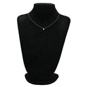 ノンブランド NON BRAND ダイヤ ペンダント プラチナシルバー Pt900 ダイヤモンド Pt850(チェーン) メタル(金具) ネックレス 1P 1石 1粒