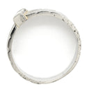 ノンブランド NON BRAND ダイヤ プラチナシルバー Pt900 ダイヤモンド リング 指輪 0.10ct プラチナム Pt900 バゲットカット 1P 1石 1粒 艶消し マット加工 ミニサイズ ピンキーリング 7号