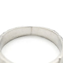 ノンブランド NON BRAND ダイヤ プラチナシルバー Pt900 ダイヤモンド リング 指輪 0.10ct プラチナム Pt900 バゲットカット 1P 1石 1粒 艶消し マット加工 ミニサイズ ピンキーリング 7号