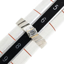 ノンブランド NON BRAND ダイヤ プラチナシルバー Pt900 ダイヤモンド リング 指輪 0.10ct プラチナム Pt900 バゲットカット 1P 1石 1粒 艶消し マット加工 ミニサイズ ピンキーリング 7号