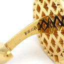 ノンブランド NON BRAND カフリンクス ダイヤ×ルビー イエローゴールド×シルバー K18YG ダイヤモンド ルビー カフス Au750 18K 18金 ラウンド