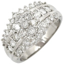 ノンブランド NON BRAND ダイヤリング プラチナシルバー Pt900 ダイヤモンド リング 指輪 12号