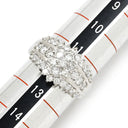 ノンブランド NON BRAND ダイヤリング プラチナシルバー Pt900 ダイヤモンド リング 指輪 12号