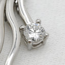 ノンブランド NON BRAND プラチナシルバー Pt900 Pt850 ダイヤモンド ネックレス Pt900×Pt850 コンビ 3P 3粒 ダイヤ プラチナム ペンダント 3石 スイング スリーストーン