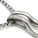 ノンブランド NON BRAND プラチナシルバー Pt900 Pt850 ダイヤモンド ネックレス Pt900×Pt850 コンビ 3P 3粒 ダイヤ プラチナム ペンダント 3石 スイング スリーストーン