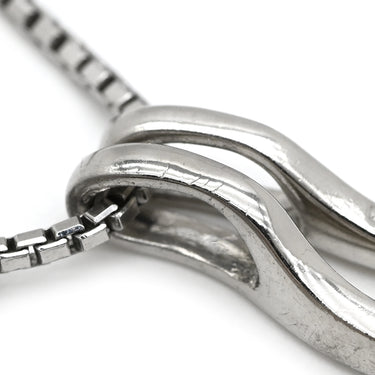 ノンブランド NON BRAND プラチナシルバー Pt900 Pt850 ダイヤモンド ネックレス Pt900×Pt850 コンビ 3P 3粒 ダイヤ プラチナム ペンダント 3石 スイング スリーストーン