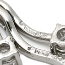 ノンブランド NON BRAND プラチナシルバー Pt900 Pt850 ダイヤモンド ネックレス Pt900×Pt850 コンビ 3P 3粒 ダイヤ プラチナム ペンダント 3石 スイング スリーストーン