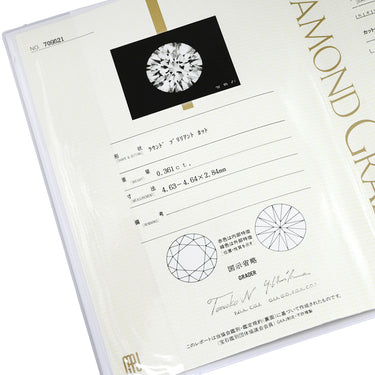 ノンブランド NON BRAND ダイヤリング プラチナシルバー Pt900 ダイヤモンド リング 指輪 4P 4石 4粒 ダイヤモンド イニシャル刻印あり 9.5号