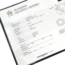 ノンブランド NON BRAND ダイヤ 立爪リング プラチナシルバー Pt950 ダイヤモンド リング 指輪 1P 1石 1粒 ダイヤモンド イニシャル刻印あり 9号