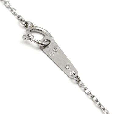 ノンブランド NON BRAND ダイヤ ペンダント プラチナシルバー Pt850 ダイヤモンド ネックレス プラチナム 1P 1石 1粒 ピラミッド トライアングル 三角