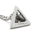 ノンブランド NON BRAND ダイヤ ペンダント プラチナシルバー Pt850 ダイヤモンド ネックレス プラチナム 1P 1石 1粒 ピラミッド トライアングル 三角