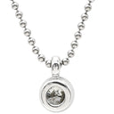 ノンブランド NON BRAND ダイヤ ペンダント プラチナシルバー Pt900 ダイヤモンド Pt850(チェーン) ネックレス 1P 1石 1粒 ダイヤモンド