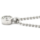 ノンブランド NON BRAND ダイヤ ペンダント プラチナシルバー Pt900 ダイヤモンド Pt850(チェーン) ネックレス 1P 1石 1粒 ダイヤモンド