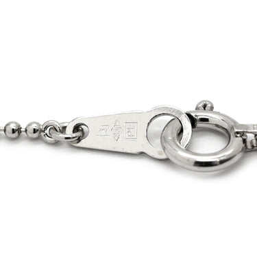 ノンブランド NON BRAND ダイヤ ペンダント プラチナシルバー Pt900 ダイヤモンド Pt850(チェーン) ネックレス 1P 1石 1粒 ダイヤモンド