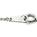 ノンブランド NON BRAND ダイヤ ペンダント プラチナシルバー Pt900 ダイヤモンド Pt850(チェーン) ネックレス 1P 1石 1粒 ダイヤモンド