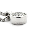 ノンブランド NON BRAND ダイヤ ペンダント プラチナシルバー Pt900 ダイヤモンド Pt850(チェーン) ネックレス 1P 1石 1粒 ダイヤモンド