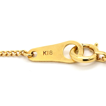 ノンブランド NON BRAND ダイヤペンダント イエローゴールド K18YG ダイヤモンド ネックレス 750 18K 3石 3粒 ダイヤモンド