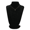 ノンブランド NON BRAND ダイヤペンダント イエローゴールド K18YG ダイヤモンド ネックレス 750 18K 3石 3粒 ダイヤモンド