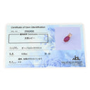 ノンブランド NON BRAND 0.50ct ルビー レッド×イエローゴールド K18YG ルビー ペンダントトップ Au750 18K 18金 赤 オーバルミックスカット チャーム ネックレストップ