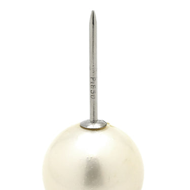 ノンブランド NON BRAND パール 真珠 プラチナシルバー Pt850 パール タイピン プラチナム 白蝶パール 大粒 1p 一粒パール PT タイタック 11.60mm