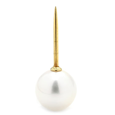 ノンブランド NON BRAND パール 7.8mm パールホワイトXゴールド GP パール タイピン ゴールド金具 真珠 あこやパール 1粒 タイタックピン