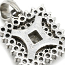 ノンブランド NON BRAND SI1 ダイヤモンド 0.6ct プラチナシルバー Pt900 ダイヤモンド ペンダントトップ スクエアカット 四角 ネックレストップ ペンダントヘッド チャーム プラチナ900