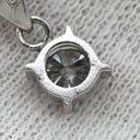 ノンブランド NON BRAND ダイヤ ペンダント プラチナシルバー Pt900 ダイヤモンド Pt850(チェーン) ネックレス プラチナム 1P 1石 1粒 ソリテール 4本爪 ラウンド チェーン