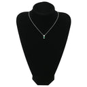 ノンブランド NON BRAND エメラルド ダイヤ エメラルドグリーン×プラチナシルバー Pt900 エメラルド ダイヤモンド ペンダントトップ 緑 ネックレストップ エメラルドカット スクエア プラチナム