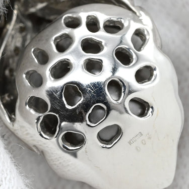 ノンブランド NON BRAND 黒蝶パール 12ｍｍ ダイヤモンド ホワイトゴールド K18WG パール ペンダントトップ 真珠 黒 シルバー 750 18金 ネックレストップ チャーム ラウンドシェイプ